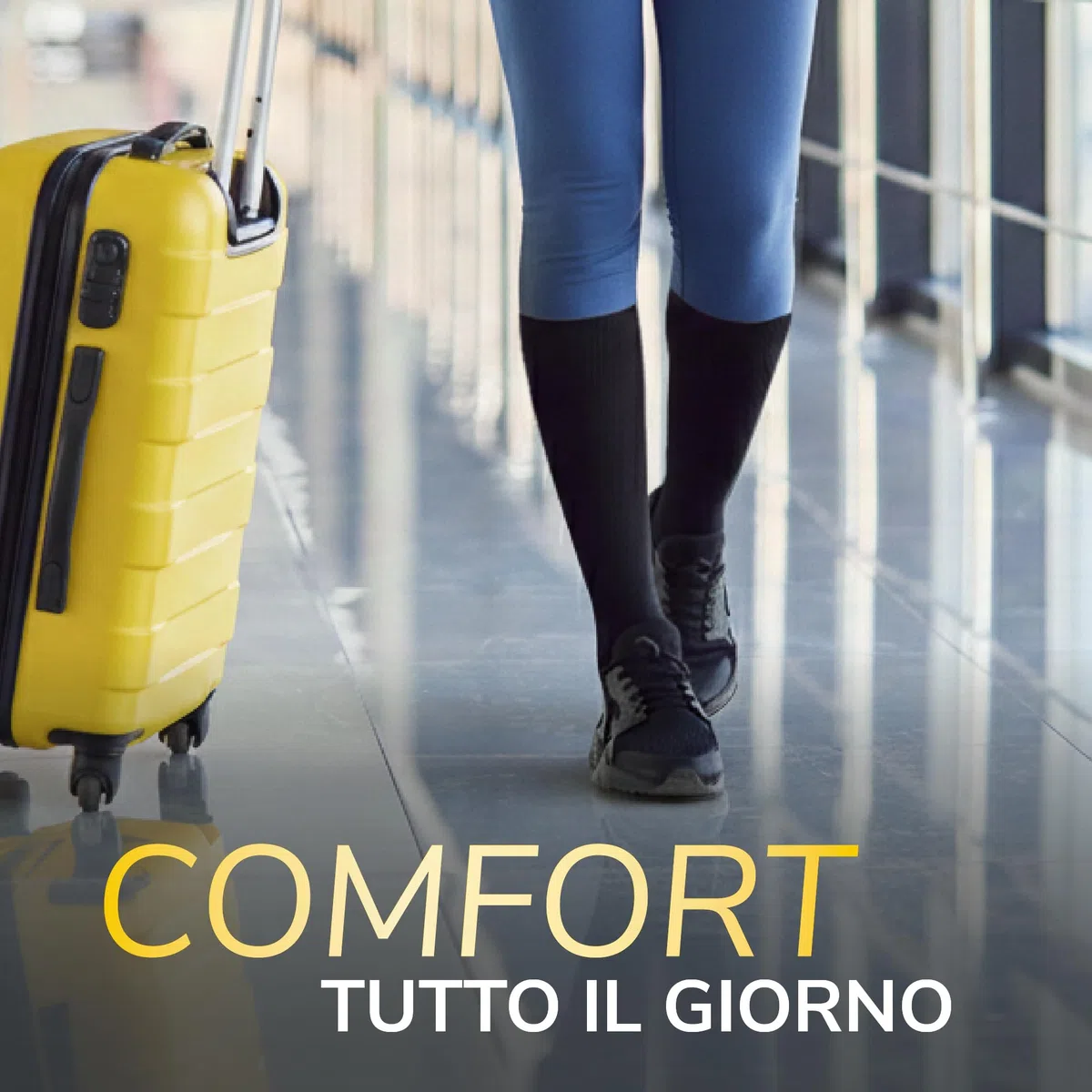 Dr. Scholl’s Flight Socks Calze a compressione graduata per viaggi in aereo