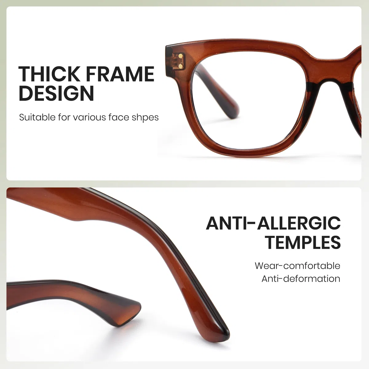 Cyxus Occhiali Nerd Retrò Luce Blu Uomo Donna Moda Da Computer Anti Mal di Testa Affaticamento Degli Occhi 8153