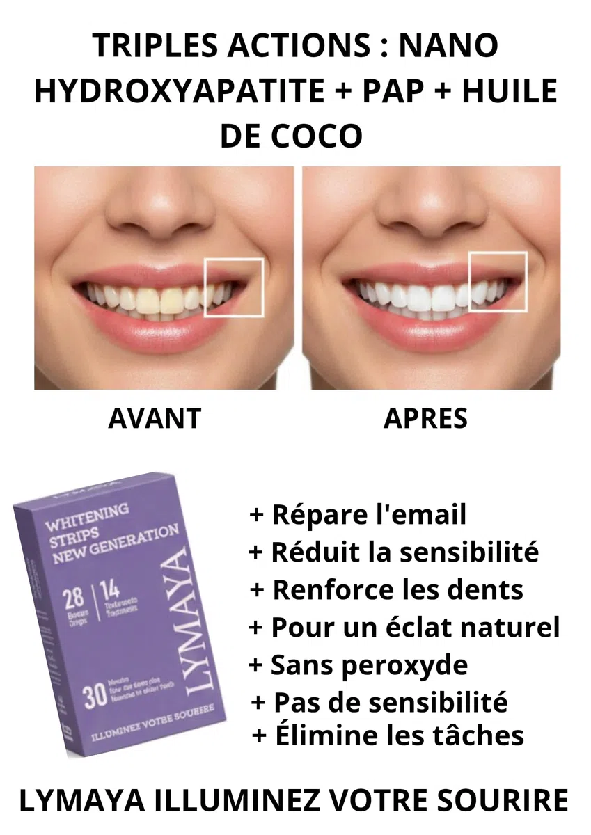 "LYMAYA" Kit Sbiancante per denti di nuova generazione