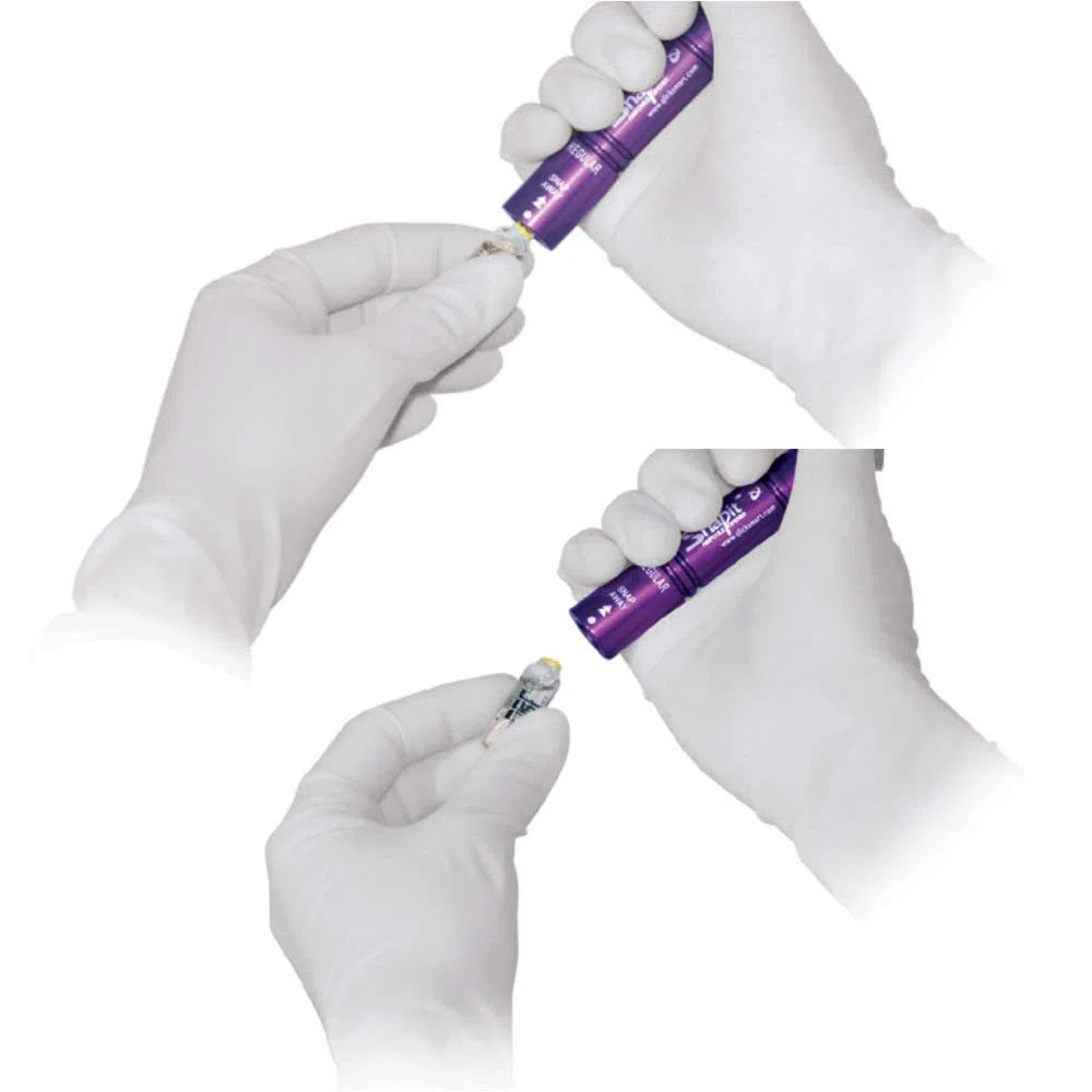 SNAPIT Apri fiale in diversi colori (per flaconcino di vetro, per la sicurezza del personale), Grey (1-15ml, plastic), 1