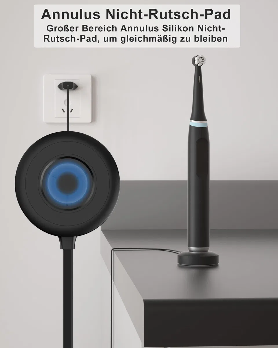 Caricatore di ricarica per Braun Oral B IO7 IO8 IO9 IO10, alimentatore di rete per spazzolino elettrico IPX7 impermeabile