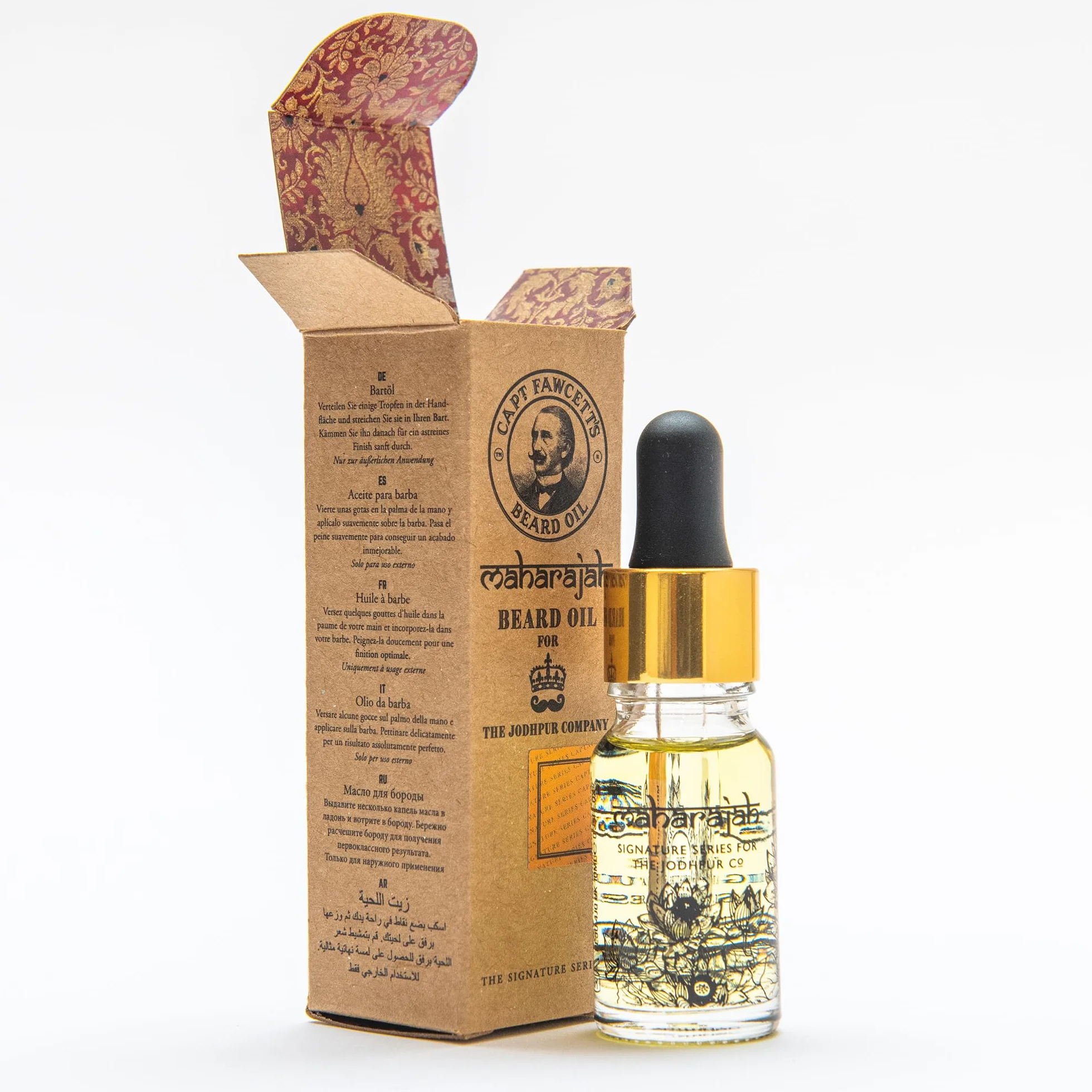 CAPTAIN FAWCETT Olio da barba Maharajah 10 ml (confezione da 1)