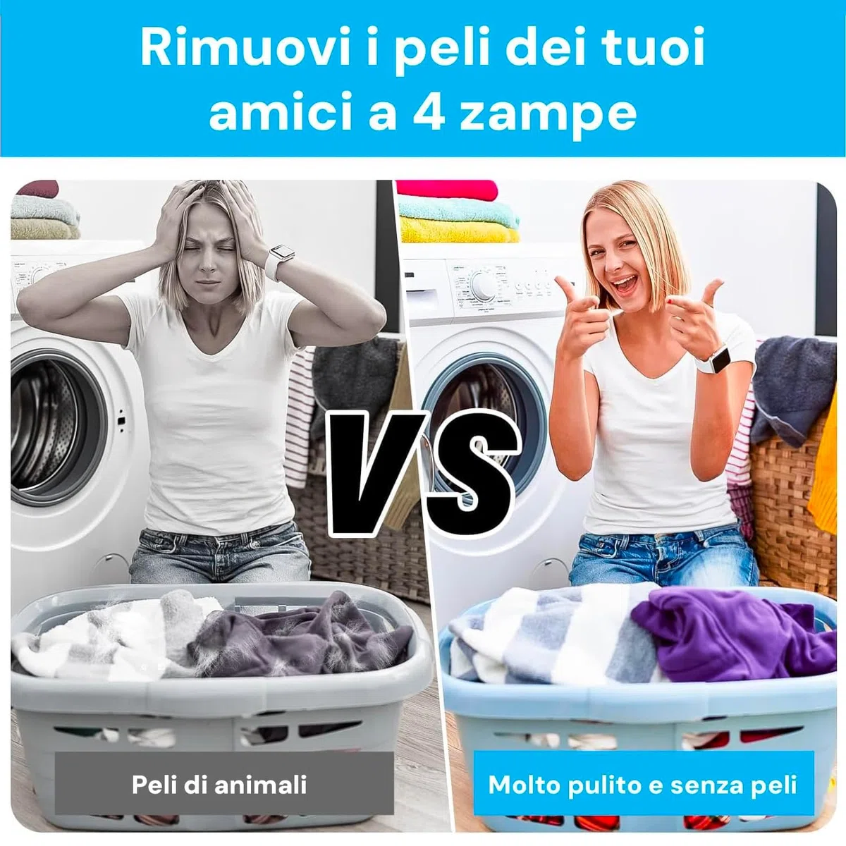Avilia - Additivo Elimina peli dalla Biancheria, 500g, Formula Ipoallergenica, Nessun Residuo, Utilizzabile in Lavatrice e a Mano, Profumazione Fresca