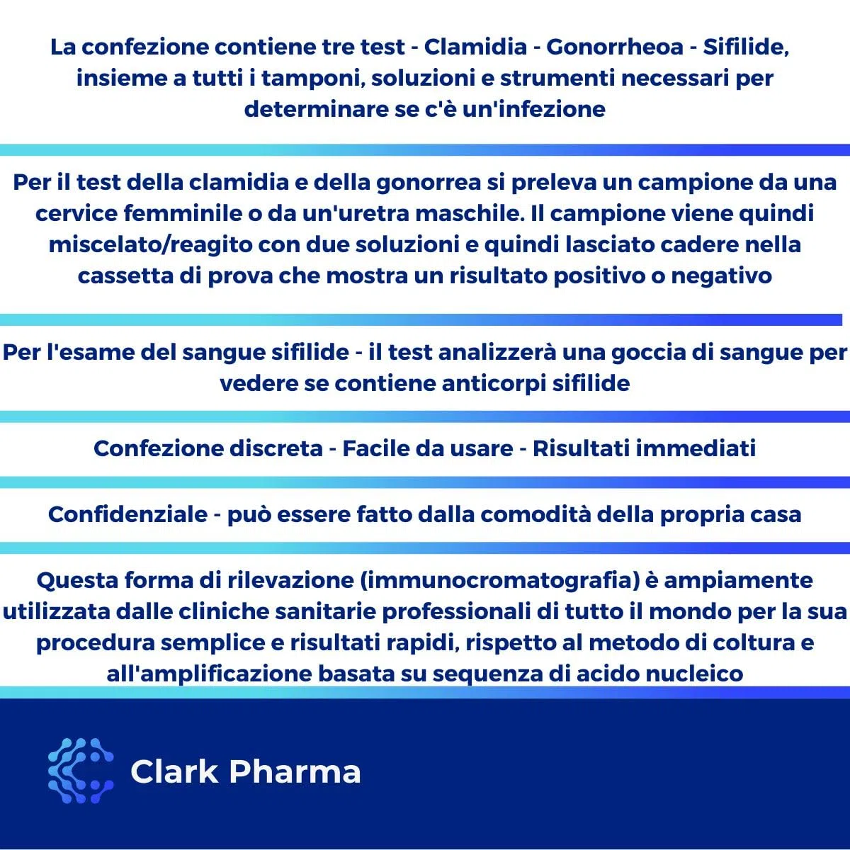 Kit di autotest per Chlamydia - Gonorrea - Sifilide | Test per clamidia e Gonorrea tramite un test con tampone e test per la Sifilide tramite un test con la puntura del dito | Test rapido per MST