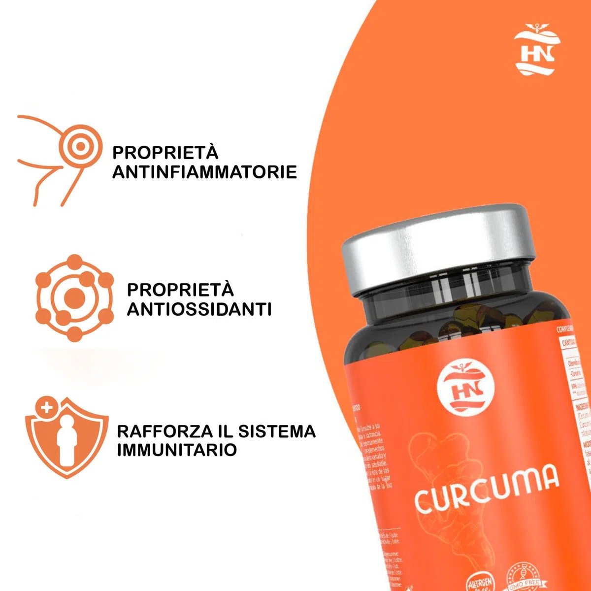 Curcuma Integratore 575 mg – 90 Capsule | Capsula di curcuma liquida ad alto assorbimento micellare | Turmeric capsules naturali per articolazioni e benessere quotidiano – senza additivi