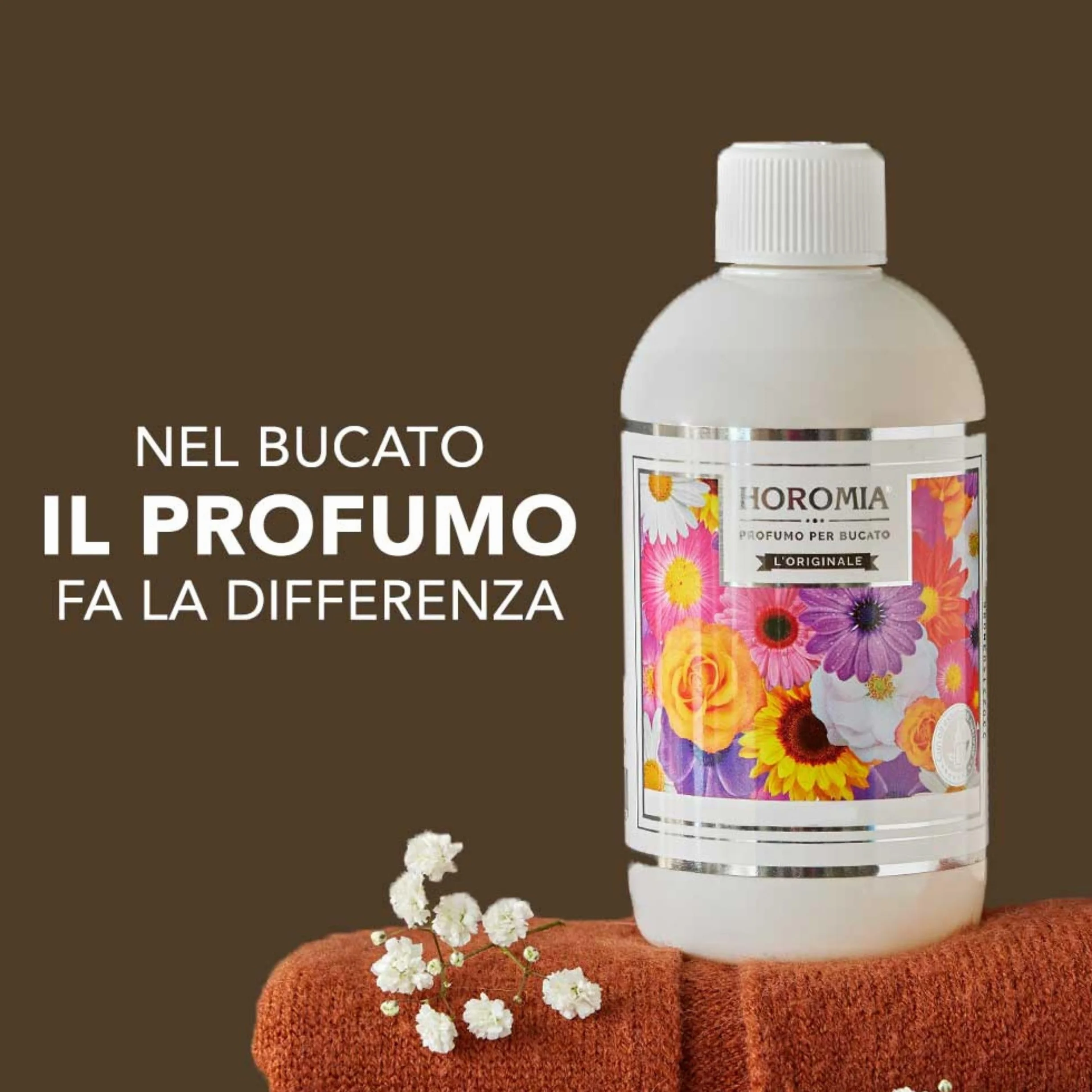 HOROMIA Profumo per Bucato Musica del Sole 500ml - Profuma Bucato per Lavatrice e Asciugatrice