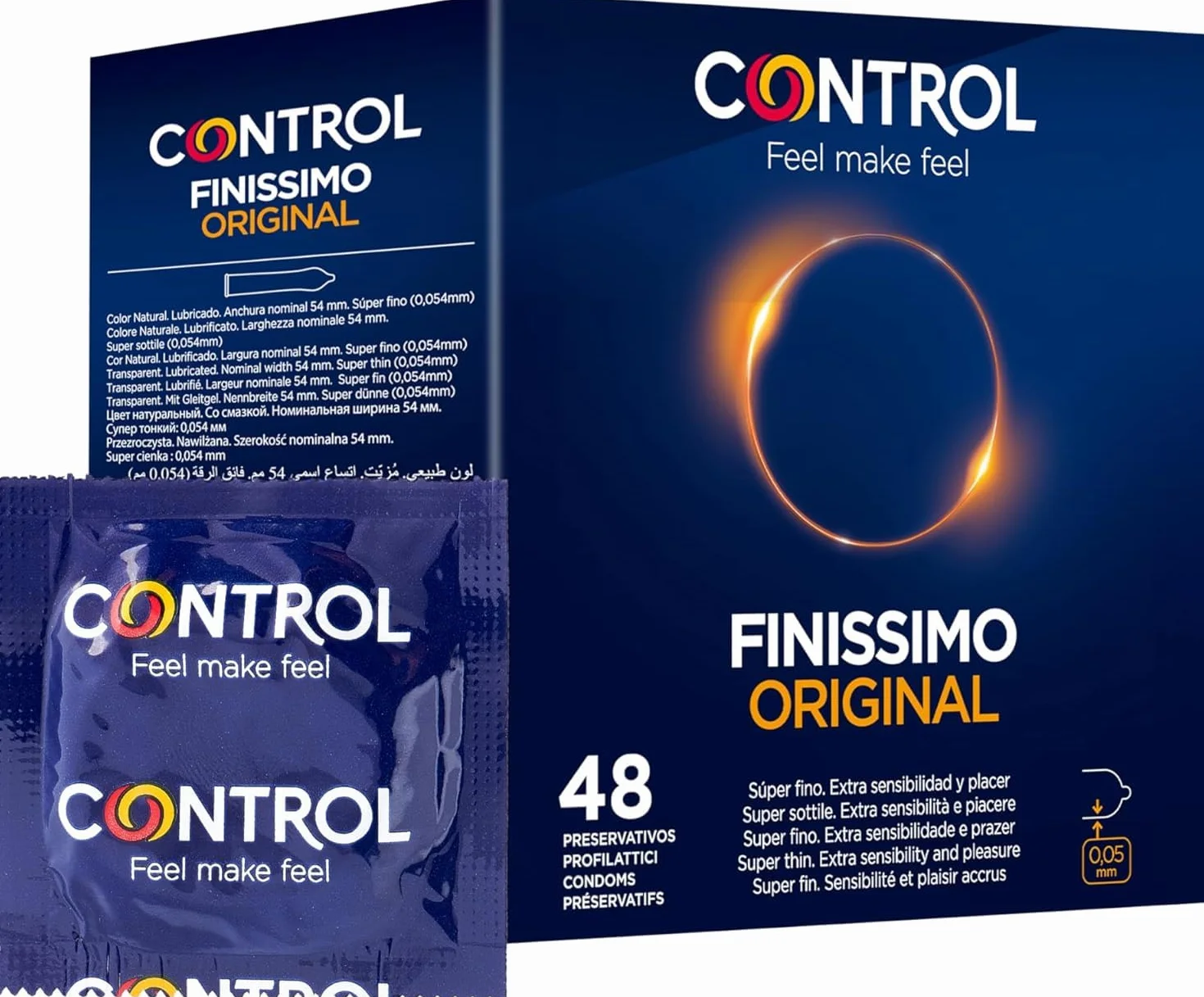 Control Finissimo Original Preservativi Super Sottili 0.05 mm - 48 Profilattici