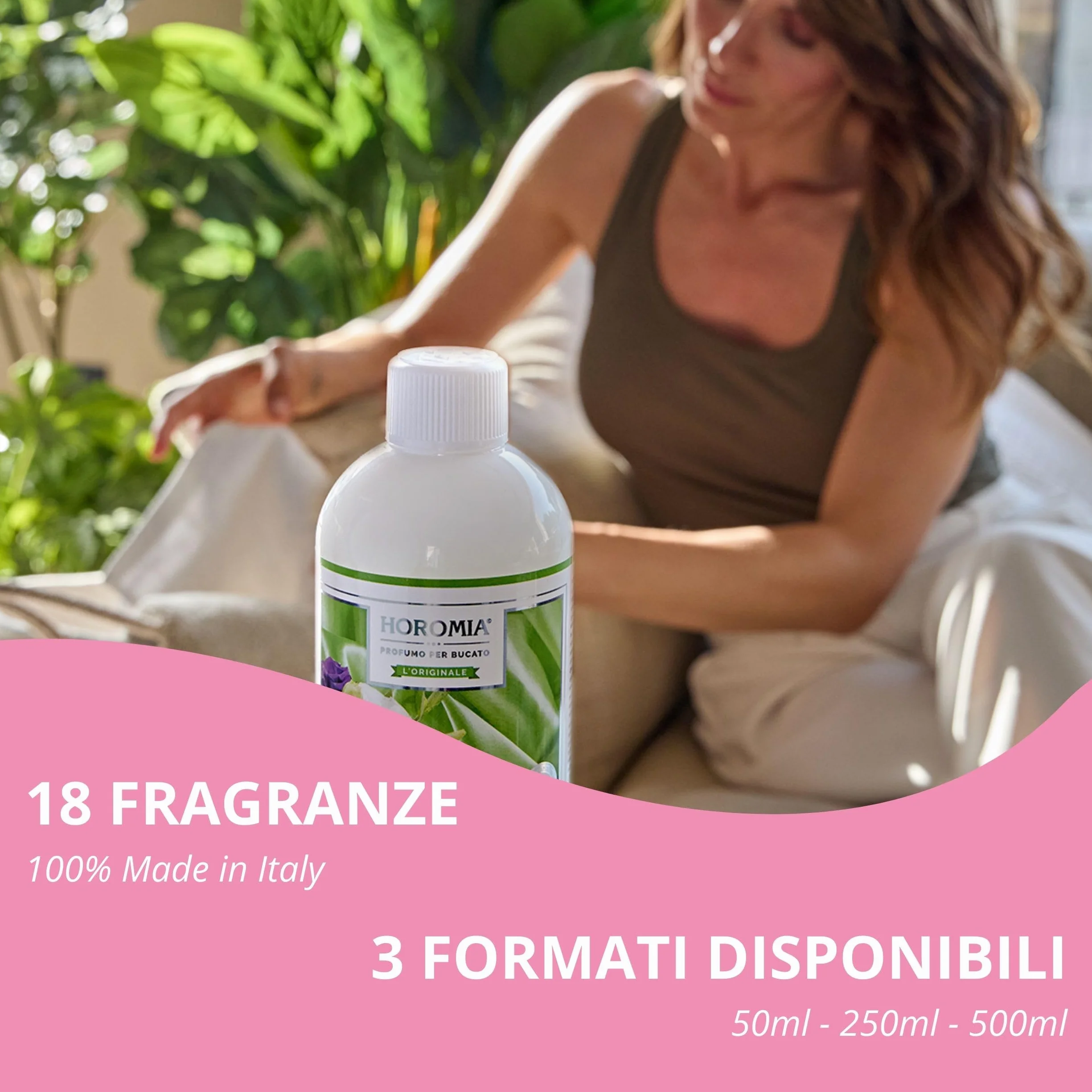 HOROMIA Profumo per Bucato Musica del Sole 500ml - Profuma Bucato per Lavatrice e Asciugatrice