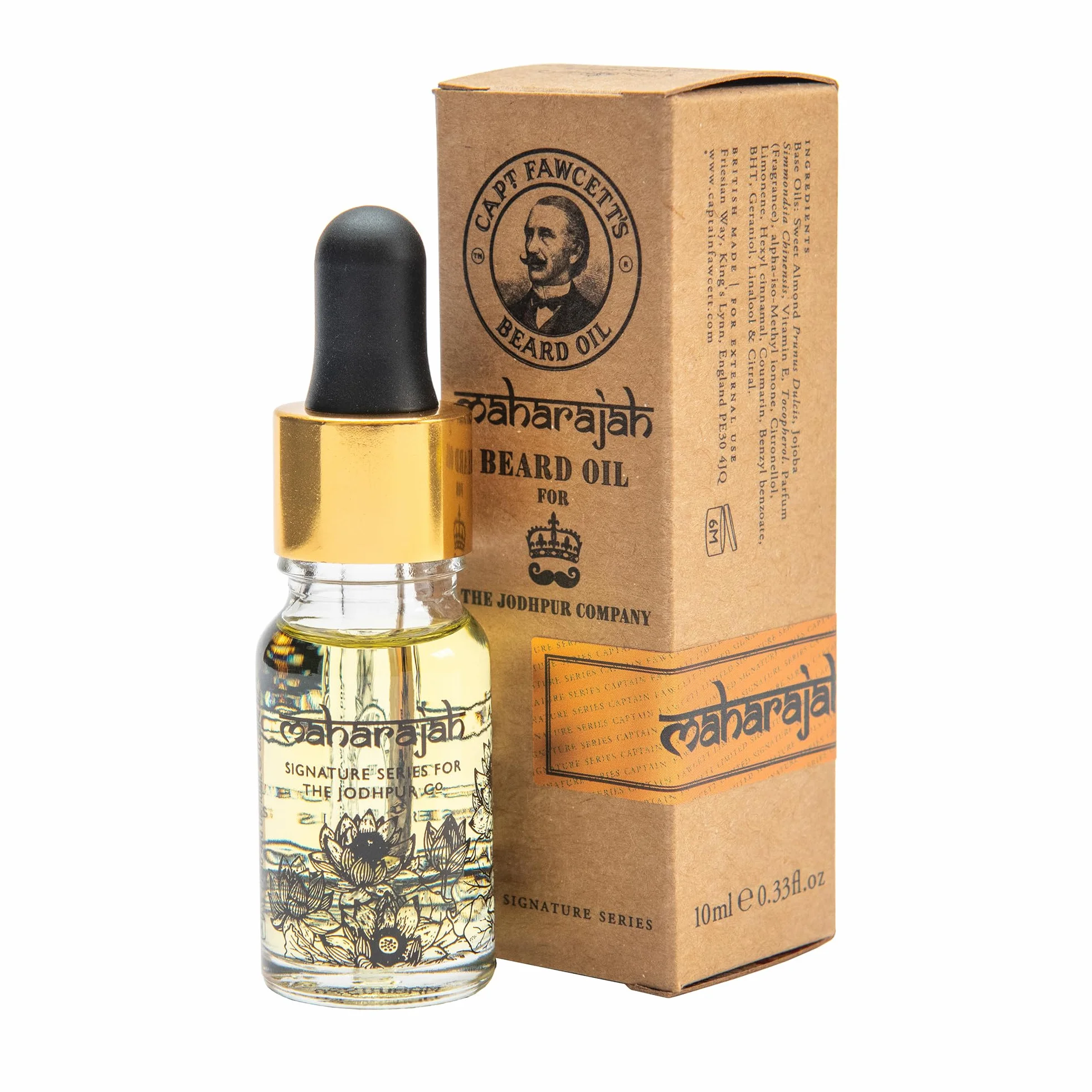 CAPTAIN FAWCETT Olio da barba Maharajah 10 ml (confezione da 1)