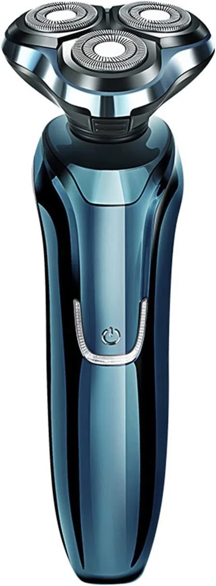 GeRRiT Rasoio da barba galleggiante Heads, rasoio elettrico ricaricabile tramite USB e kit for la toelettatura, rasoi rotanti senza fili impermeabili e bagnati asciutti con indicatore di carica, for b