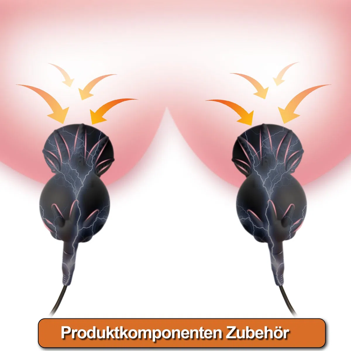 Elettrostimolazione Ventosa Donna-Stimolatore Capezzoli Bdsms, Stimolatore Capezzoli Elettrico Succhia Capezzolo per Donna, Ventosa e Main Unit Kit Elettrico Masturbazione Stimolazione Giocattoli, A