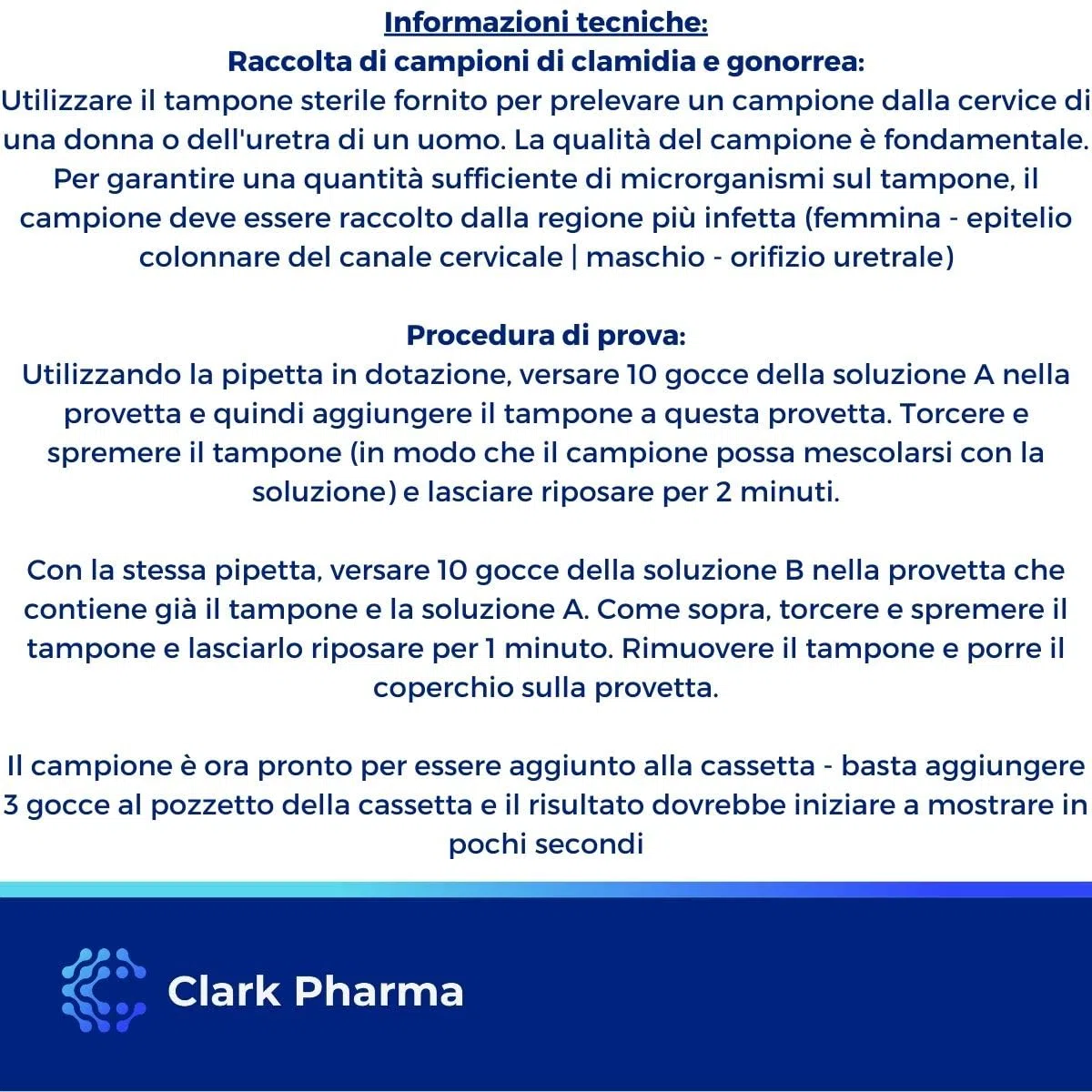 Kit di autotest per Chlamydia - Gonorrea - Sifilide | Test per clamidia e Gonorrea tramite un test con tampone e test per la Sifilide tramite un test con la puntura del dito | Test rapido per MST