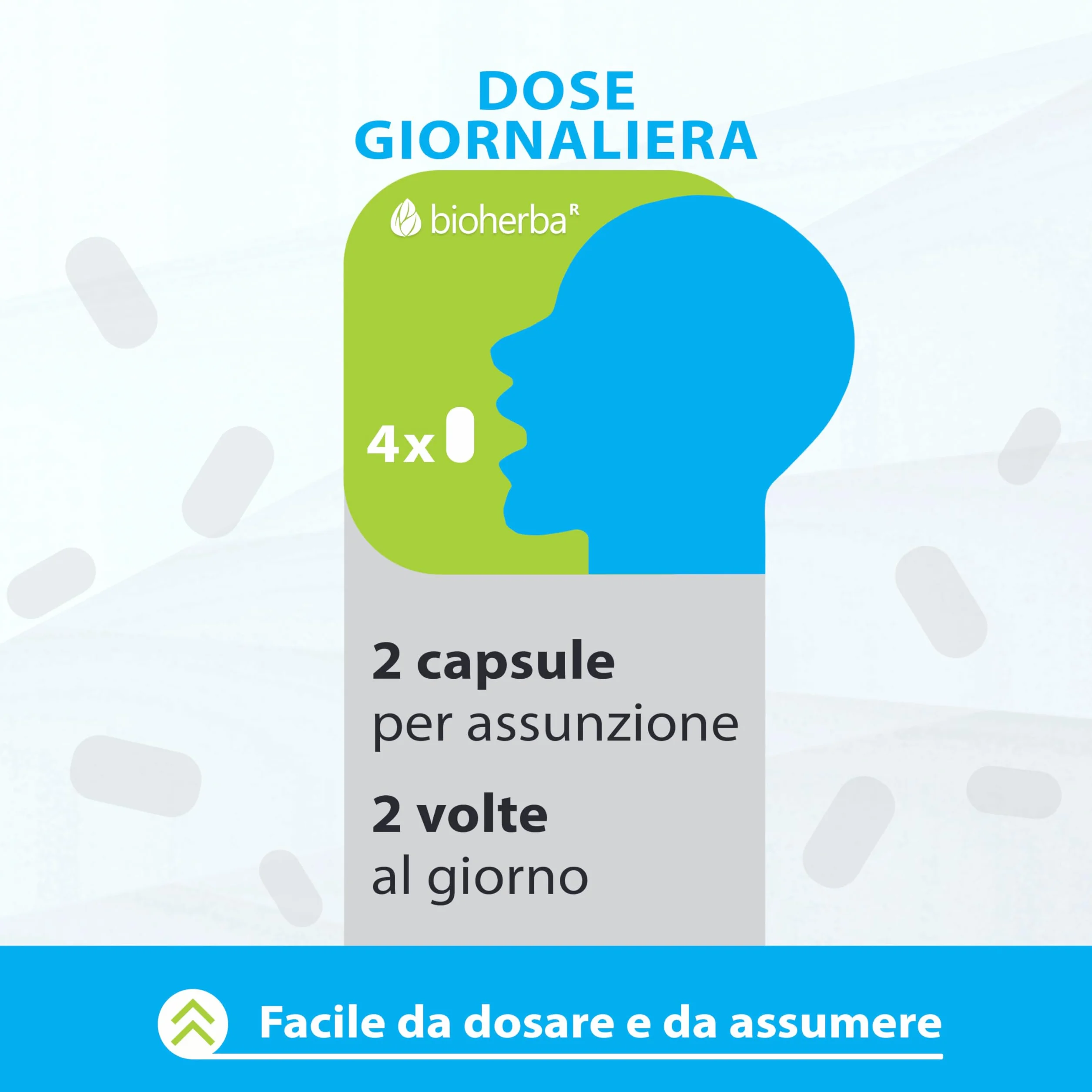 Citrato di Calcio 330 mg - 200 Capsule - Integratore ad Alta Potenza per Ossa e Denti Forti di BIOHERBA