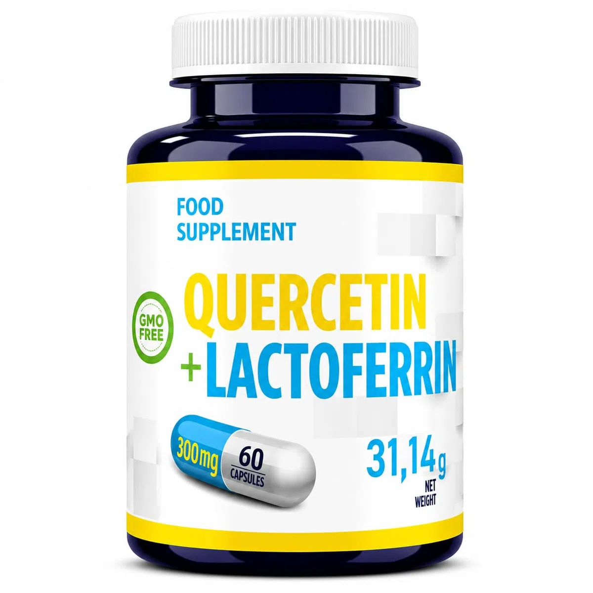 Quercetina Con Complesso Di Lattoferrina - 60 Capsule Vegetariano
