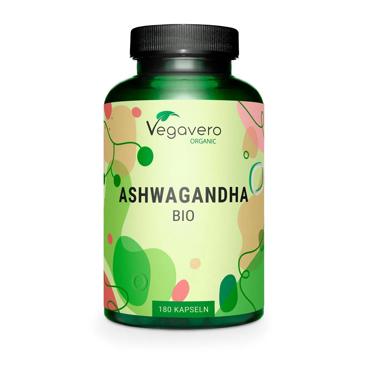 ASHWAGANDHA BIO Pura Vegavero® | 670 mg per capsula | con il 2% di Withanolidi | SENZA ADDITIVI | Polvere di Withania Somnifera | Premium Organic Ashwaganda | 180 capsule | Vegan