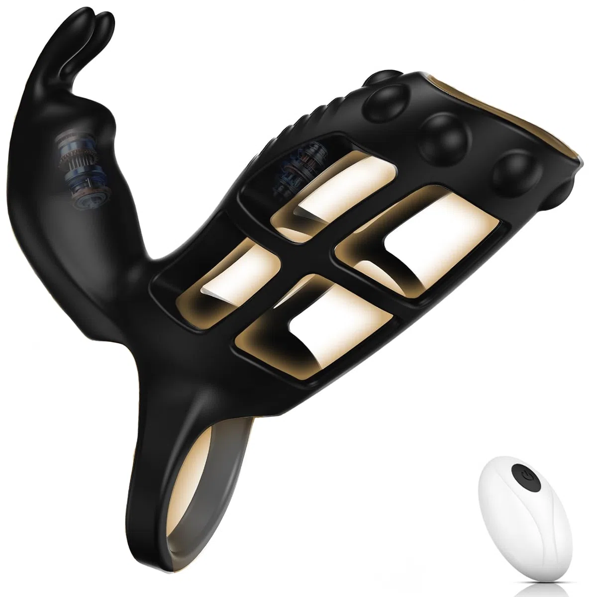 Anello Vibrante per Lei e Lui Sex Toys, Stimolatore per Clitoride, Anello Pene Vibrante per Lui, Guaina Fallica con Anello per Pene da Uomo Vibratore, Sexytoysys Uomo Coppia Donna Sexy Toy