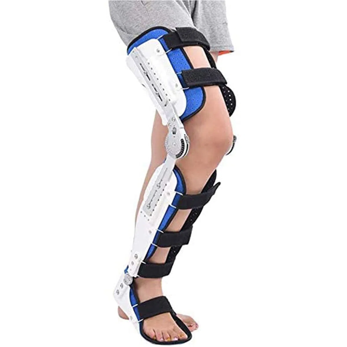 Generico Tutore per Piede cadente, tutore per Piede cadente, ortesi per Ginocchio e Caviglia, tutore per Ginocchio Pieghevole, ortesi per Caviglia e Anca, Camminata con Scarpe da Trekking, Supporto p
