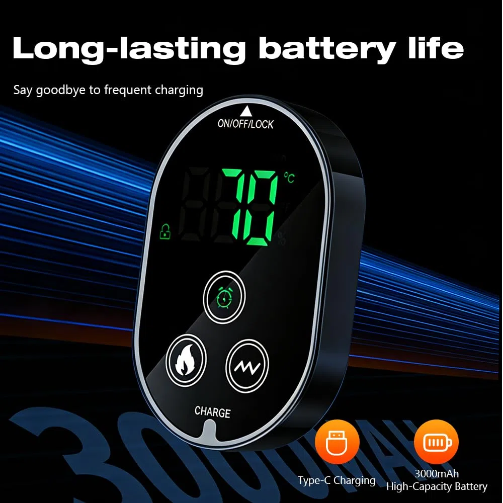 Massaggiatore Elettrico Per Piedi, Massaggiatore Per Piedi, 3 In 1 Massaggiatore per Caviglie con 3 Modalità e 5 Livelli di Calore, Portatile Foot Massager per Massaggio e Sollievo Disagio
