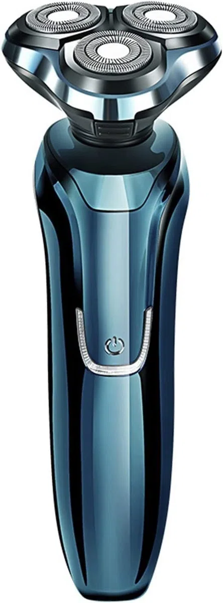 GeRRiT Heads Rasoio da Barba Galleggiante, Rasoio Elettrico Ricaricabile USB e Kit for la Cura della Barba, Rasoi Rotanti Senza Fili Impermeabili Secchi e Bagnati con Indicatore di Ricarica, for Bagno
