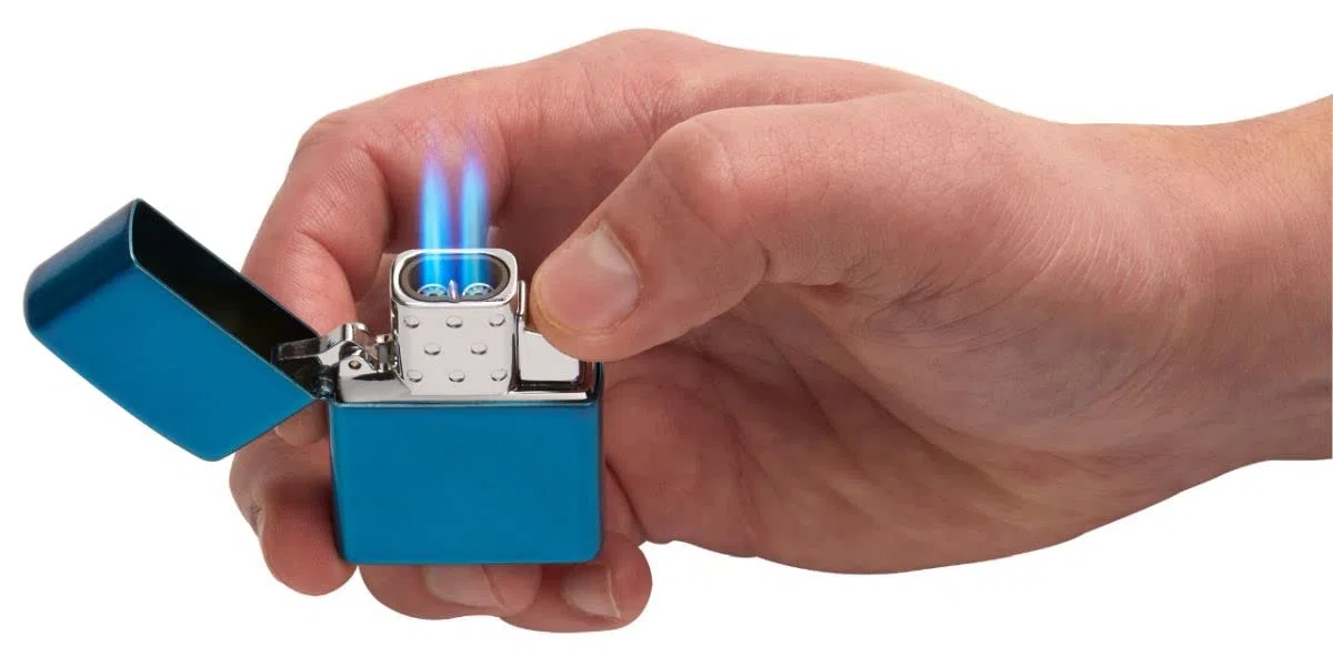 Zippo 18795 Butane Lighter Insert-Double Torch-Empty 2006816, acciaio