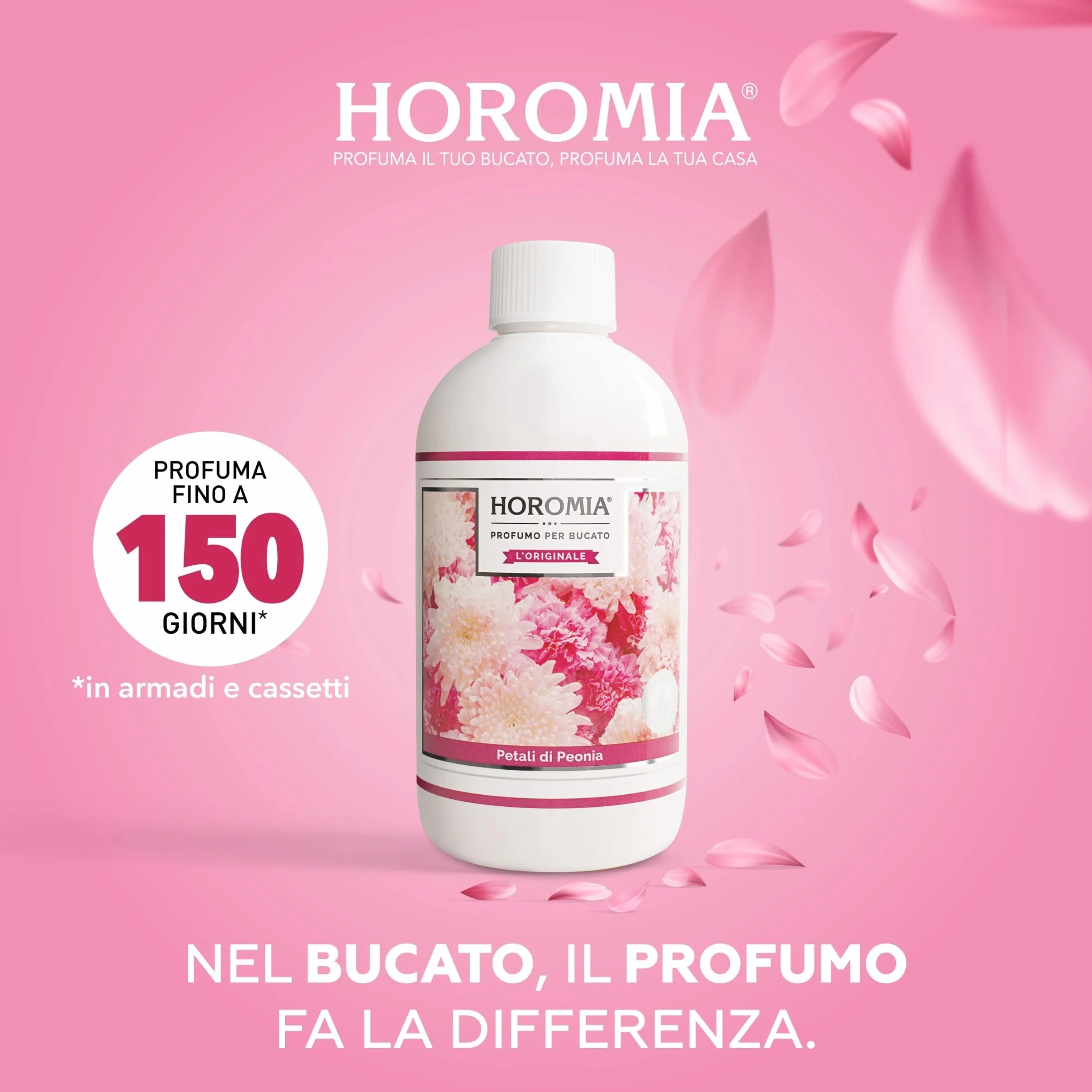 HOROMIA Profumo per Bucato Musica del Sole 500ml - Profuma Bucato per Lavatrice e Asciugatrice