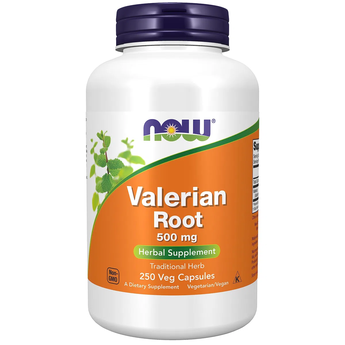 Now Foods, Valerian Root (Radice di Valeriana), 500 mg, 250 Capsule vegane, Testate in Laboratorio, Senza Glutine, Senza Soia, Vegetariano