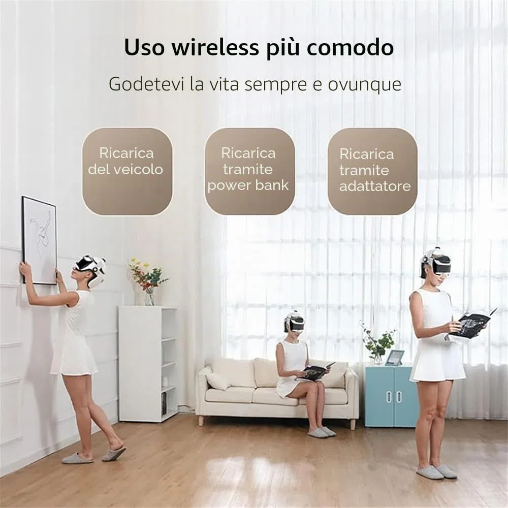 Casco riscaldato 3 in 1 per massaggio del cuoio capelluto e del collo, con compressione ad aria e impasto, massaggiatore portatile per la testa per alleviare l'emicrania, ridurre lo stress, sonno